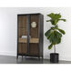 Cecilia Clear / Smoke Grey Display Cabinet